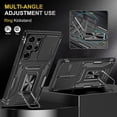 thumbnail image 2 of Armor Magnetic Ring Stand Compatible Samsung Galaxy S23 Ultra/s23p/s23 With Slide Camera Lens Protection Cover, 2 of 3