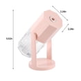 thumbnail image 3 of Uandlove Humidifier Large Room Portable Mini Humidifier USB Aromatherapy Atomize Essential Oil Diffuser Colorful AmbienceLight For Car Super Quiet Pink, 3 of 7