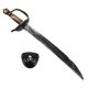 thumbnail image 4 of 1 set Pirate Sword and Eyepatch Pirate Temo Decoraciones de fiestas temáticas Cosplay Pirates Props, 4 of 7