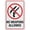 Warning Sign 1, variant on No Weapons Allowed Sign Metal Signs 8"x12"ch Rust Free Aluminum,Uv Ink Printing,DurableWeatherproof Outdoor For Home