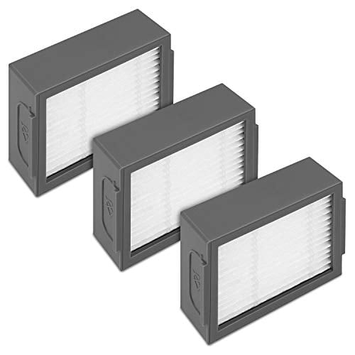 Replacement Filters Compatible with Roomba - e5 / i7 / i7  Series 3-Piece Spare Part Filter Pack Compatible with iRobot Vacuum Cleaner Robot