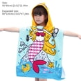thumbnail image 4 of Worallymy Capa de baño para niños Dibujos animados para niños Ducha con Capucha Toalla Baño Secado Jersey Poncho Tipo 7 Worallymy JD735811967, 4 of 7