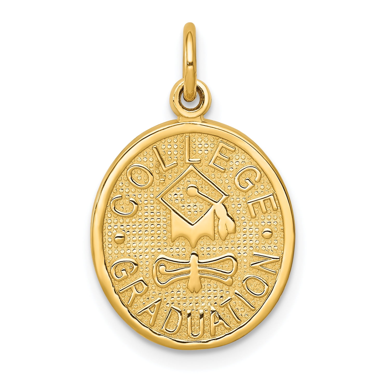 IceCarats 14k Yellow Gold College Graduation Pendant Charm Necklace