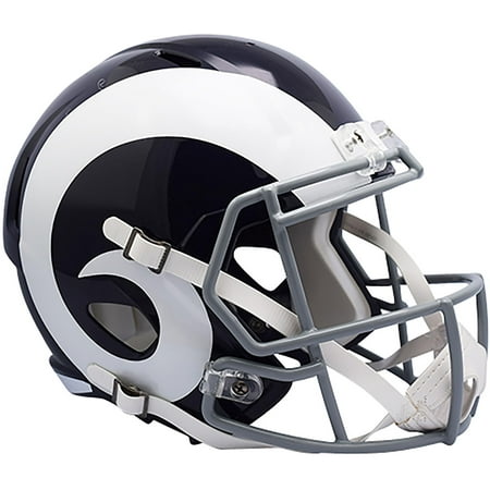 Riddell Los Angeles Rams 2016 Color Rush Blue & White Revolution Speed Full-Size Replica Football Helmet