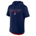 thumbnail image 2 of Men's Fanatics Navy Atlanta Braves Clubhouse Optimal Play Raglan Hoodie T-Shirt, 2 of 3