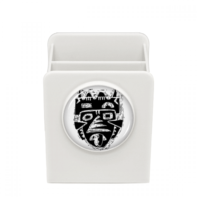 Estuche de escritorio Horrible Indian esqueleto humano flamen sacerdote sacrificio Totem tattoo ilustración patron
