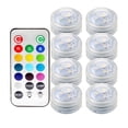 thumbnail image 1 of 13 Colors RGB Led Submersible Underwater IP68 Light With Remote Control Lamp For Bathroom Swimming Pool Fountain Decor ,Easy to Install, 1 of 7