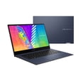 thumbnail image 2 of ASUS VivoBook Go 14 Flip Thin and Light 2-in-1 Laptop, 14” HD Touch, Intel Celeron N4500 CPU, UHD Graphics, 4GB RAM, 64GB eMMC, NumberPad, Windows 11 Home in S mode, Quiet Blue, J1400KA-DS02T, 2 of 8