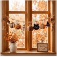 thumbnail image 2 of 5 FT Cozy Fall Fabric Garland, Felt Pumpkin & Autumn Leaf Garland - Warm Seasonal Hanging Decor for Mantel, Fireplace, Staircase & Entryway, 2 of 9