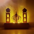 thumbnail image 3 of Decoración de Eid de musulmana de , decoración de decorativa Suministros de Castillo 3D DIY Palacio musulmán Decoración de Gloria Luz de noche, 3 of 9