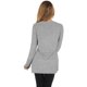 thumbnail image 4 of Mujer Otoño Invierno Top manga larga cuello en V franjas de diferente color suave cómoda mujer camisa Casual para uso diario, 4 of 6