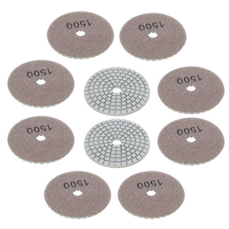 

Shank Backing Pad Portable 10Pcs Sanding Discs Concrete Polishing For Stone Terrazzo Ceramic