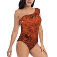thumbnail image 3 of Honeii Spider Web for women's one-piece swimsuit featuring a chic one-shoulder design experience elegance and style in the water-Medium, 3 of 6