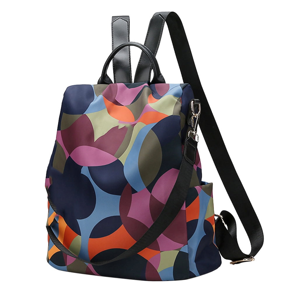 Cool Retro MultiFunctional Backpack Large Capacity Nylon Backpack