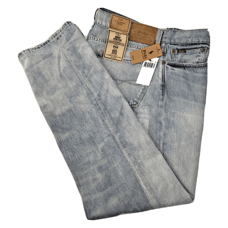 Polo Ralph Lauren Classic Fit Denim jeans Warp Stretch Blue Size
