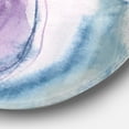 thumbnail image 2 of Designart 'Watercolor Geode I' Geometric Metal Circle Wall Art, 2 of 3