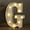 G, variant on LED Letter Lights Sign Letters Light Up Letters Sign for Night Light Wedding Birthday Party Battery Powered Christmas Lamp Home Bar