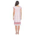 thumbnail image 3 of Casual Nights Women's Short Sleeve Floral Nightgown Nightshirt Night Dress, 3 of 4