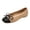 Khaki, variant on Gpaecead Women's Bow Ballet Flats Square Toe Cap Toe Knit Slip On Cushioned Comfortable Dressy Flats For Work And Casual Khaki