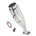 thumbnail image 3 of Kokiya Metal RC Exhaust Pipe Professional Spare Part for 1/5 RC Car Vehicles Trucks Argent, 3 of 9