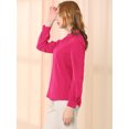 thumbnail image 4 of AllegK Dde San Patricio profesional Blusas de gade manlarcon cuello alto elegante pamujer RoroXL, 4 of 6
