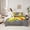 Yellow Grey, variant on Castle Fairy Teens Baseball Gamer Twin Bedding Sets,Graffiti Splash Bedding Comforter Set