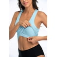 thumbnail image 3 of Charmo Crop Tank Tops for Women Built-in Shelf Bra Racerback Cotton Sports Crop Top 2 Pack, 3 of 6