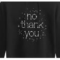 thumbnail image 3 of Instant Message - No Thank You Celestial Stars Constellation - Womans Cropped Hoodie, 3 of 6
