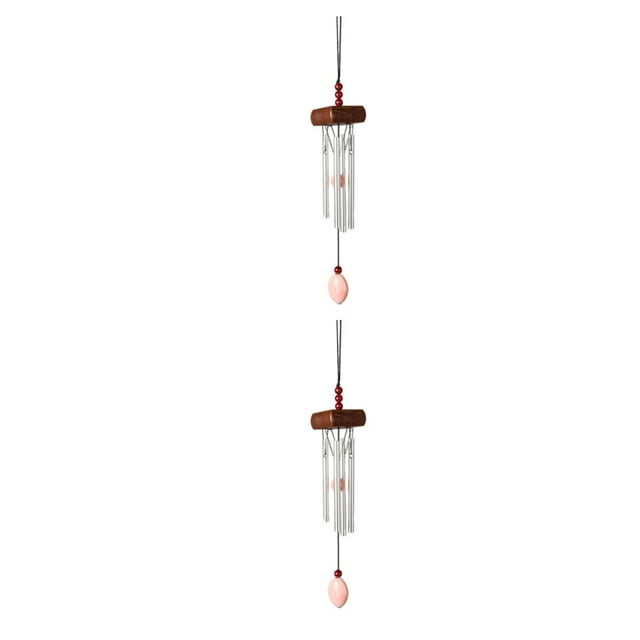 Maytalsory Multiple Styles And Colors Wind Chimes For Wide Application Add Charm To Home Wind Chime Pendant vermilion 2Set