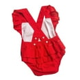 thumbnail image 4 of Barboteuse de Noël pour Bébé Fille, Robe en Dentelle Sans Manches + Bandeau, Mon Premier Noël, 4 of 8