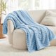 thumbnail image 2 of Fleece Twin Blanket For Couch - Super Soft Cozy Blankets For Women, Cute Small Blanket For Girls, 60x80 Inches, 2 of 4