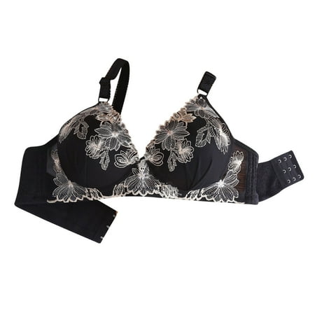 

AIEOTT Women s T-Shirt Bra Push up Wirefree Seamless Sports Bra Comfortable Breathable Lace Bra Summer Saveings Clearance