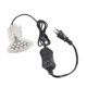 thumbnail image 1 of 5W LED Luz de acuario doble fila LED lámpara para acuario Clip en lámpara para acuario, 1 of 8
