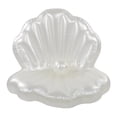 thumbnail image 1 of Cama flotante inflable con forma de concha de perla para piscina, anillo de natación, 1 of 14