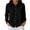 *Black, variant on VBVC Women's Waffle Button Down Shirt , Long Sleeve Collared Top For Women , Ladies' Lightweight Casual Work Blouse, Black , S-2XL