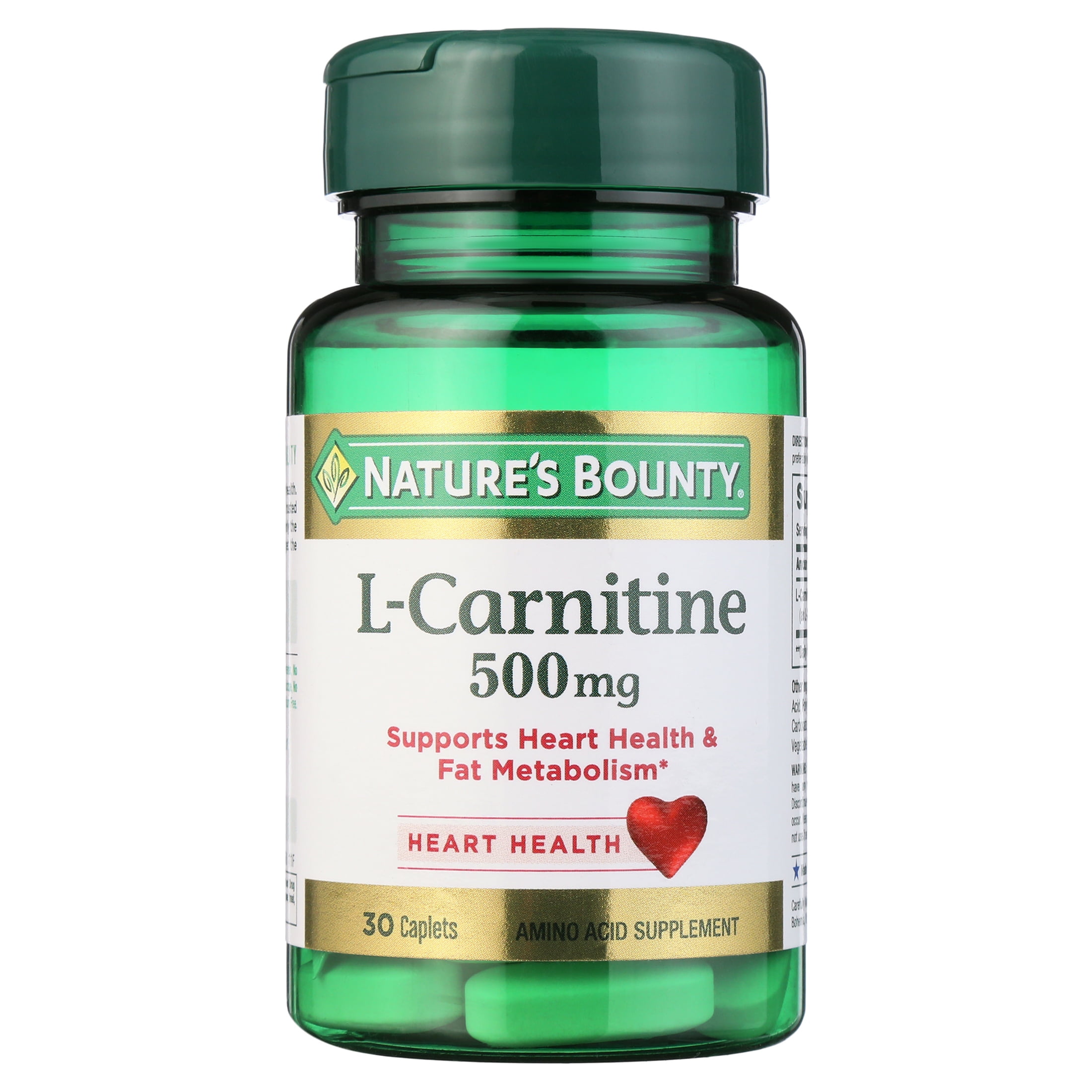 Nature's Bounty LCarnitine PreWorkout Supports Heart Health Caplets