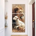 thumbnail image 2 of Christian Bible Verse Canvas Wall Art Religious Lion King Poster Print Office spirational Wall Decor for Living Room Kitchen Decor（Only canvas）, 2 of 6