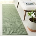 thumbnail image 2 of SAFAVIEH Selena Gulden Geometric Runner Rug, Green, 2'2" x 8', 2 of 10