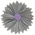 thumbnail image 6 of Fennco Styles Handmade Garden 3D Sunflower Decorative Throw Pillow 13" Round, 6 of 8