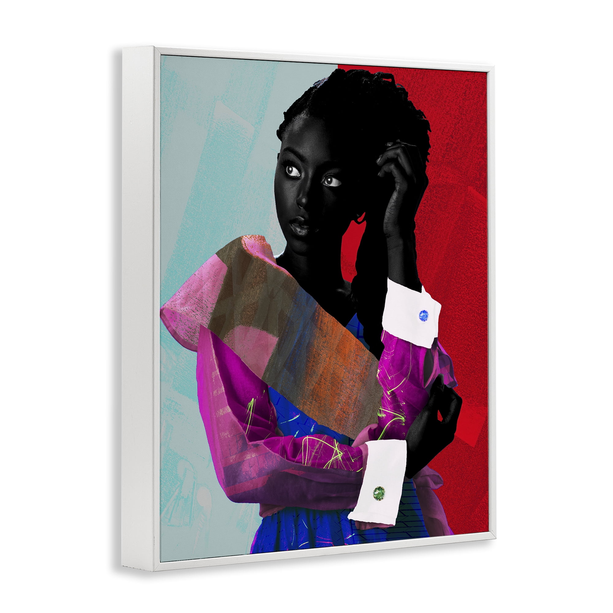 Stupell Industries New York Fashion Style White Framed Giclee Art, design by NUMA Art