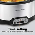 Hamilton Beach 7Quart Programmable Slow Cooker With Flexible Easy