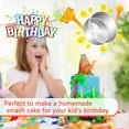 thumbnail image 7 of Walchoice Cake Pans Set of 3, Stainless Steel Round Tier Baking Pan, Deep Metal Cake Tins - 6” x 3”, Mirror Finish & Easy Clean, 7 of 7