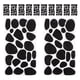 thumbnail image 1 of 12 hojas de pegatinas de fieltro negro para manualidades infantiles, reutilizables y divertidas Disponibles en tamaños grandes y pequeños, 1 of 7