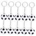 thumbnail image 4 of OUNONA 10Pcs Soccer Keychains for Keys Plastic Black for Mother's Day Gifts for Fan Gear, 4 of 8