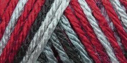 Caron Simply Soft Camo Yarn-Red Camo