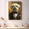 thumbnail image 4 of Maltese Wall Art Abstract Dog Posters - Maltese Dog Canvas Wall Art For Bedroom Decor - Cute Office Decor - Dog Themed Decor, 4 of 6