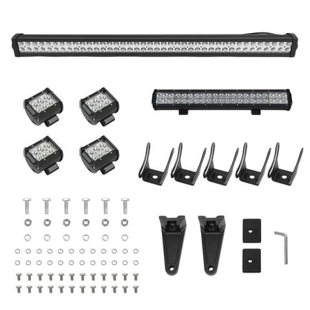 Durable Car Flood Lamp 42 Inch LED Work Light Bar 4 PCS Offroad Headlight Die-Casting Aluminum Housing Driving Lamp