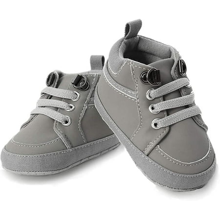 

Baby Boys Girls Anti-Slip Sneakers Soft Ankle Boots Toddler First Walkers Newborn Crib Shoes