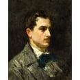 thumbnail image 2 of Manet, Edouard 12x14 White Modern Wood Framed Museum Art Print Titled - Portrait of Antonio Proust, 2 of 4