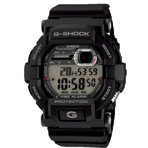 Casio Men's G-Shock Wristwatch with Black Resin Strap - GD350-1C
